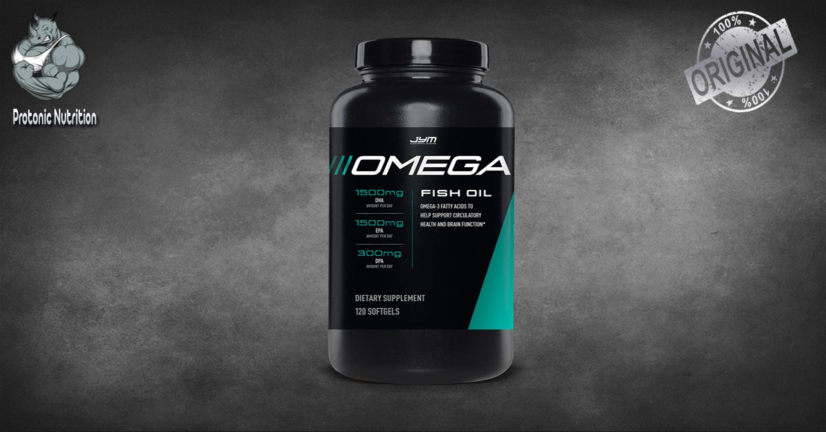 Omega Fish Oil 120 SoftGels By Jym Supplement Science