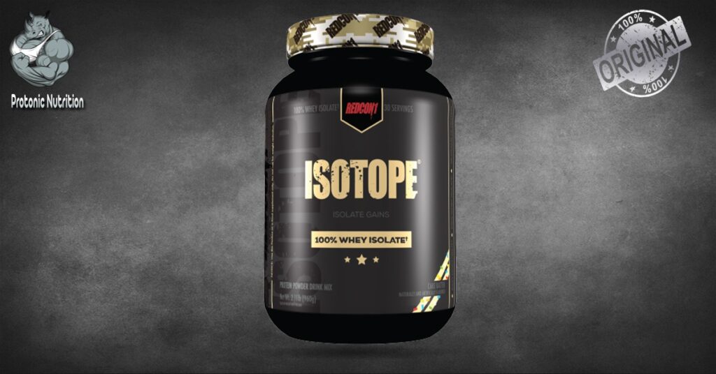 Isotope Whey Isolate – Premium whey isolate protein for muscle growth, available in Pakistan at Protonic Nutrition