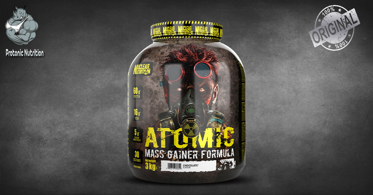 Atomic Mass Gainer 3kg By Nuclear Nutrition - Protonic Nutrition